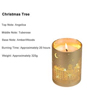 Bougie parfumée avec motif urbain romantique, parfum longue durée, veilleuse pour chambre à coucher, cadeau de fêtes, vente en gros personnalisée - Product Image 6