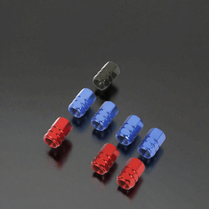 Bouchons de valve de pneu hexagonaux en alliage d'aluminium, anti-poussière, avec logo laser, accessoire extérieur pour installation sur <span class=keywords><strong>tige</strong></span> de valve de roue - Product Image 3