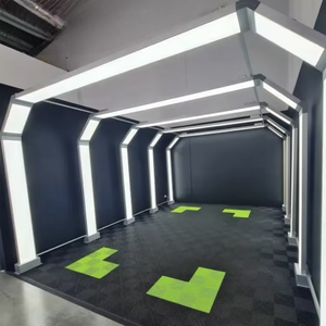 Cửa hàng làm đẹp xe hơi ba mặt chiếu sáng 3D thời gian lập thể Đường hầm LED giàn ánh sáng phim xe bên lấp đầy ánh sáng - Product Image 1