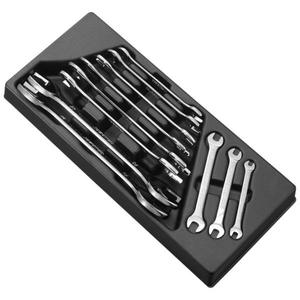 EXPERT - E111220 Module de 11 clés à fourche Metric - EAN 3258951112205 WRENCHES OPEN END WRENCHES - Product Image 1