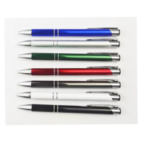 Stylos à bille avec logo personnalisé de haute qualité stylet en aluminium avec gravure au laser stylo Logo promotionnel