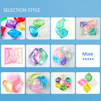 Capsules de lessive hypoallergéniques Protection des couleurs Dosettes de détergent à lessive satinées à haute efficacité pour peaux sensibles