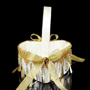 Cesta <span class=keywords><strong>de</strong></span> almacenamiento <span class=keywords><strong>Aniversario</strong></span> Día <span class=keywords><strong>de</strong></span> San Valentín <span class=keywords><strong>Matrimonio</strong></span> Boda Decoración Cinta Arco Perla Borla Corazón Cesta <span class=keywords><strong>de</strong></span> boda para regalo - Product Image 2