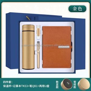Customized <b>Large</b> Premium Durable Business Promotional Gift Set with Silk Screen Printed Glass Vacuum <b>Cup</b> and Beautiful Gift Box - Product Image 6