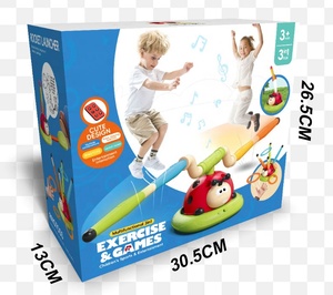 Ensemble de divertissement <span class=keywords><strong>multi</strong></span>-<span class=keywords><strong>jeux</strong></span> 3 en 1 pour enfants - Machine à coccinelles télécommandée, lance-roquettes et jouets de saut à l'anneau - Product Image 5