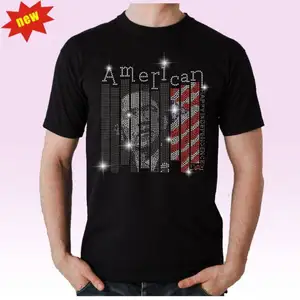 USA Independence 4th of July America American Holiday Bling Rhinestone Heat Transfer