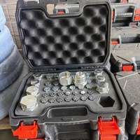 114pcs Kit d'outils de réparation de filetage de clé de bouchon de carter de vidange de carter d'huile