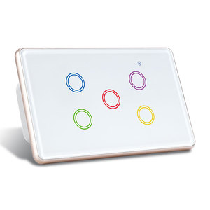 Au tiêu chuẩn Wifi ZigBee thông minh Thiết bị chuyển mạch với Glass Bảng điều chỉnh sản phẩm nhà thông minh autom hệ thống điều khiển - Product Image 4