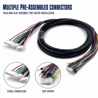 Harnais de câblage électrique personnalisé sur mesure XPB Factory, assemblage de câbles multi-connecteurs pour équipement industriel