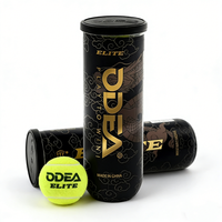 Balle de tennis Odil Premium Passion ITF pour entraînement et matchs, en caoutchouc durable, haute élasticité, résistante aux chocs, pression d'air 66 mm 56 g, rebond optimal