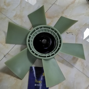 ใบพัดลม 096-5843 0965843 สำหรับรถขุด E120B E200B อะไหล่เครื่องยนต์ ใบพัดลมระบายความร้อน 6 ใบ - Product Image 1