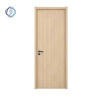 Porte intérieure moderne en MDF/HDF blanc moulé, à âme pleine, en bois, pour projets d'appartements, d'hôtels et de entrepreneurs – Vente en gros usine
