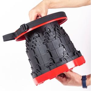Chaise et marchepied rétractables avec cadre en acier inoxydable - Tabouret pliant durable pour le camping, la pêche et la plage - Product Image 3