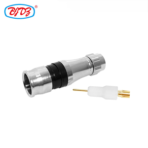 Компрессионный разъем F-типа (штекер) для коаксиального кабеля RG11, в наличии на складе - Product Image 2