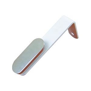 Pince de fixation décorative pour panneau de <span class=keywords><strong>bureau</strong></span>, support d'angle en L pour écran de <span class=keywords><strong>bureau</strong></span> avec garniture - Product Image 3