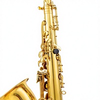 Profesional Bb Tenor Saxophone Gold Lacquer Surface Brass Body B-flat Bakelite Mouthpiece Woodwind Instruments with Accessories