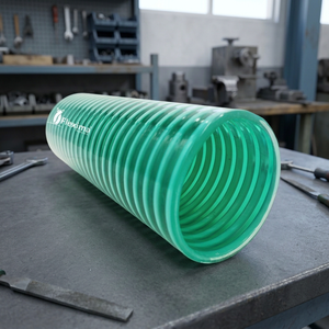 Manguera Flexible de PVC Corrugado en Espiral Flexima Green, Grado de Extrusión de Alto Flujo A705, Dureza 0.925g/cm, Densidad para Agua - Product Image 4