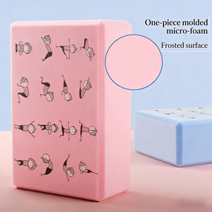 Blocs de <span class=keywords><strong>yoga</strong></span> en EVA imprimés, blocs en mousse haute densité pour le Pilates et les exercices de fitness pour débutants - Product Image 2