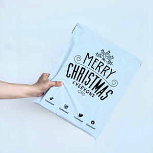 Custom Print Logo Biodegradable UV Packaging Package Polythene Courier Poly Mailer Shipping Mailing Bags for Tshirt - Product Image 2