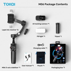 Tokqi <span class=keywords><strong>3</strong></span>-осевой стабилизатор сотового телефона - Product Image 6