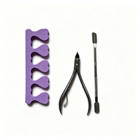 Kit de manucure et pédicure portable, outils professionnels en acier inoxydable pour le soin des ongles, ensemble d'outils pour le soin personnel des ongles