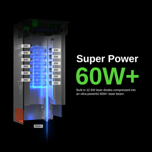 <span class=keywords><strong>LASER</strong></span> TREE K1 MAX Super Power 60W Machines de gravure <span class=keywords><strong>laser</strong></span> Machine de découpe <span class=keywords><strong>laser</strong></span> portable <span class=keywords><strong>Imprimante</strong></span> <span class=keywords><strong>3d</strong></span> Découpe en un seul passage - Product Image 3