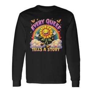 T-shirt à manches longues « Every Queef Tells A Story », humoristique et amusant pour adultes - Product Image 1