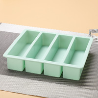 Moule à glaçons longs et machine à glaces en silicone de qualité alimentaire, bac à glaçons en forme de brique, grand fabricant de blocs de glace pour whisky/cocktails, démoulage facile