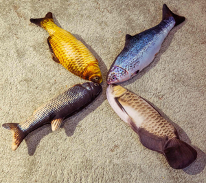 30CM Cat <strong>Toy</strong> <strong>Fish</strong> Electric Charging Simulation Dancing Jumping Moving <strong>Floppy</strong> <strong>Fish</strong> Cat <strong>Toy</strong> for Cats <strong>Toys</strong> Interactive Hotsale - Product Image 1