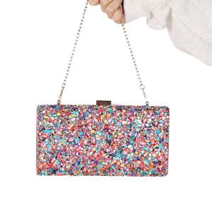 Fabric Classic Clutch Purse Pearl <b>Candy</b> Custom Design Options Botanical EmbroideryGreat for Evening Parties Gifts - Product Image 3