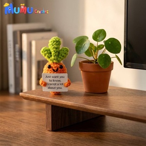 Bambola all'uncinetto per supporto emotivo, fatta a mano, con energia positiva, abbraccio tascabile con biglietto, amigurumi, amico da scrivania, regalo di compleanno per amici - Product Image 3