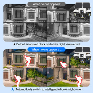 Cámara Solar 4G para Exteriores NyteElf, Cuatro Lentes, Cuatro Pantallas, Detección de Movimiento PTZ, Alarma, Vigilancia en Línea 24/7, Cámara Solar Aov - Product Image 4