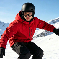 JH213 Certifié CE, Protège-oreilles de sécurité unisexe pour adultes, résistants aux chocs, réglables, en PC moulé, pour le ski et le snowboard, chauds