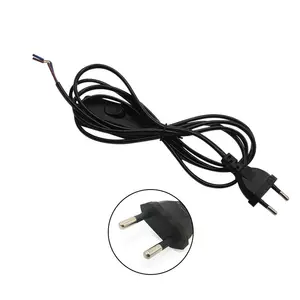 Interruptor de atenuación LED, interruptor de botón de Cable, modulador de línea de lámpara, enchufe de UE/EE. UU., Cable de línea para lámpara de pie LED DIY/luz de lectura