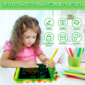 多色恐龙液晶绘图板儿童笔记本写字板学习液晶写字板幼儿 - Product Image 2