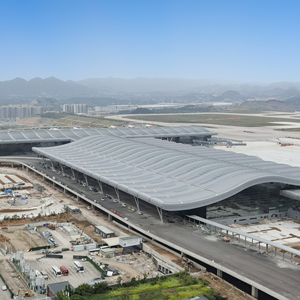 Guiyang sân bay nhà ga mái nhà thép mạ kẽm không gian thiết kế cấu trúc khung - Product Image 2