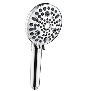 Pommeau de douche portable rond réglable avec fonction de massage par bulles et pluie HS9752CP - Product Image 1