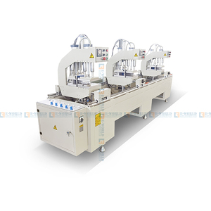Máquina de Soldadura de Tres Cabezas Eworld 380V con Control PLC, Equipo de Alta Precisión para Fabricación de Puertas y Ventanas de PVC, Potencia de 3.5kW, 1 Año de Garantía - Product Image 4