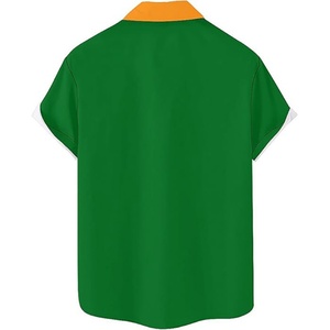 เสื้อเชิ้ตฮาวายชาย แขนสั้น คอตั้ง พิมพ์ลายตามสั่ง ODM ใส่สบาย ระบายอากาศได้ดี ทรงปกติ เหมาะสำหรับใส่ไปชายหาด - Product Image 2