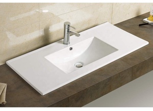<span class=keywords><strong>Lavabo</strong></span> Industriale Rettangolare Sottile di Varie <span class=keywords><strong>Dimensioni</strong></span> per <span class=keywords><strong>Bagno</strong></span>, per Uso in Appartamento, Resistente all'Acqua, Garanzia di 3 Anni - Product Image 2