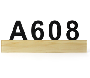 ป้ายบอกทิศทาง ป้ายเลขชั้น ป้ายเลขห้อง ป้ายติดผนัง สำหรับอาคาร สำนักงาน ห้างสรรพสินค้า บริการครบวงจร HFBH - Product Image 6