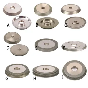 78-85mm Schleif scheibe Elektro platten schleif kreis 150 Körnung für Hartmetall-Wolframstahl-Fräser