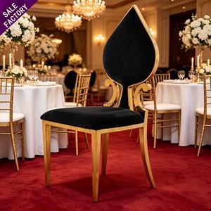 Foshan Sinoperfect Stainless Steel Banquet Wedding <b>Stackable</b> <b>Chair</b> Party Furniture Decoration Stacking Rental <b>Chair</b> for Event - Product Image 1