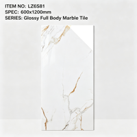 Carrelage en porcelaine brillant 600x1200 antidérapant, étanche, imitation brique moderne, pour murs et sols intérieurs, salon, salle de bain, haute qualité