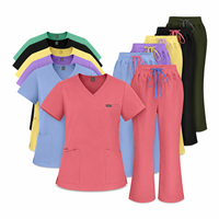Tenues Médicales Extensibles Haut de Gamme pour Femmes, Uniformes d'Hôpital Personnalisables avec Logo OEM, Blouses Chirurgicales pour Chirurgiens