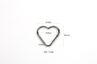 Fermoir à ressort en forme de coeur en alliage de zinc personnalisable de haute qualité pour accessoires de matériel de sac de bricolage