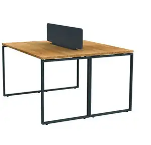 Muebles de oficina para 2 personas, escritorio de ordenador, estudio, estación de trabajo abierta
