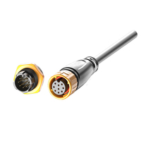 Connecteur d'alimentation M20 2 3 4 5 broches pour écran LED, connecteur en plastique