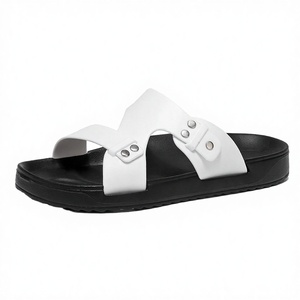 <b>Arch</b> <b>Support</b> <b>Men</b> Slides <b>Slippers</b> Summer Beach Outdoor Casual Walking Shoes Teenager Antiskid Sandals Insole Cotton Lining EVA - Product Image 1