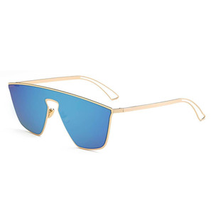 BEVERLY Lunettes de soleil carrées futuristes à verres plats pour femmes - Product Image 4